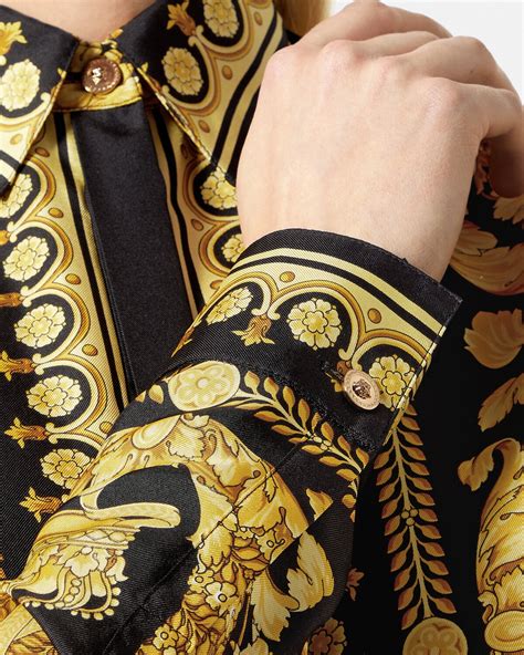camicia seta versace donna
